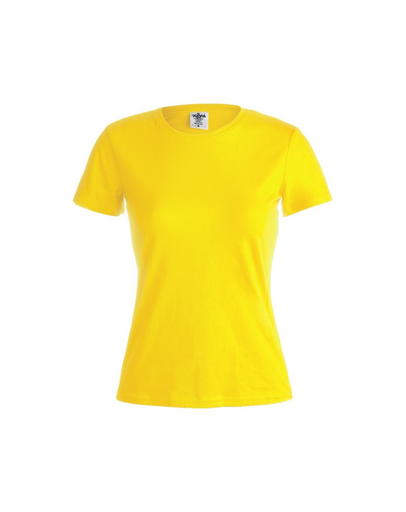 Camiseta MUJER Y COMPLEMENTOS Color "keya" WCS150 AMARILLO