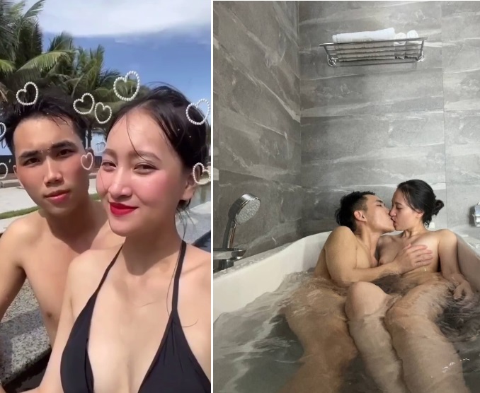 Sex Hạ My nện nhau với anh người yêu cu to